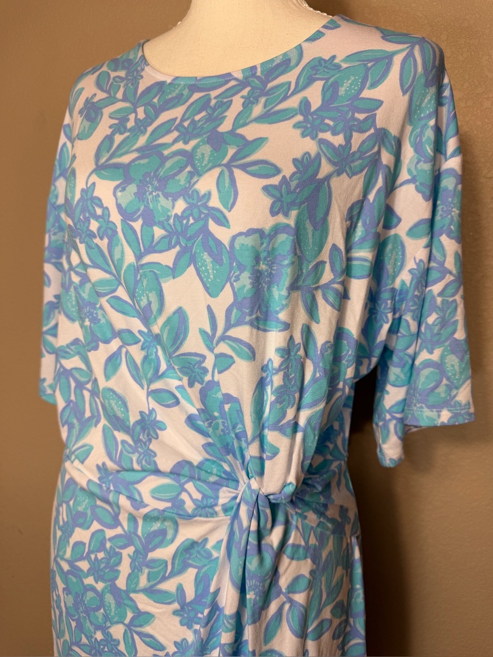 NWT Lilly Pulitzer Shaw Dress in Jacaranda Blue Simply The Zest Women’s Medium - Picture 4 of 13